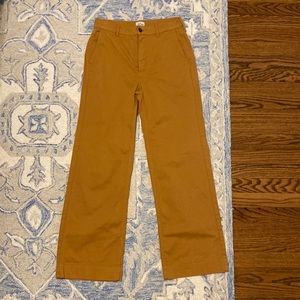 JCrew wide leg chinos